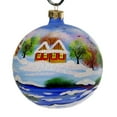 thumbnail image 2 of "Ukrainian Countryside" Hand Painted Christmas Ball., 2 of 2