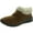 Toffee, variant on Bzees Womens Golden Go Faux Fur Slip On Ankle Boots