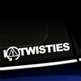 thumbnail image 1 of I DSC Off Twisties - Vinyl Decal - Choose Color - [WHITE], 1 of 1