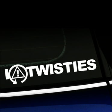 I DSC Off Twisties - Vinyl Decal - Choose Color - [WHITE]