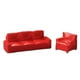 thumbnail image 2 of 2 sofás para casa de muñecas, muebles para casa de muñecas, juego de simulación para casa de muñecas a escala 1/64 Rojo, 2 of 9