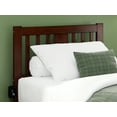 thumbnail image 4 of Tahoe Contemporary Metal Eco-Friendly Wood Headboard, Twin, Walnut, 4 of 4