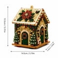 thumbnail image 2 of Christmas Gingerbread House Decor 5D Diamond Painting Kit Diy Miniature House Set for Adults Holiday Craft Ornament Tabletop Display Gift, 2 of 3