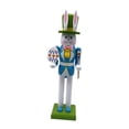 thumbnail image 2 of LeeQinersw Easter Bunny Nutcracker Decor Nutcracker Figure Easter Decoration Ornament for Party Decor Festive Home Shelves Office Light Blue, 2 of 9