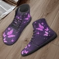 thumbnail image 4 of POLERO Girls Pink Butterfly Galaxy Star Walking Sneaker for Women Non Slip Walking Shoes Athletic Running Cycling Flat Shoes Winter Hightop Travel Training Business Walking Hiking Sneakers, 4 of 7