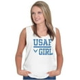 thumbnail image 3 of US Air Force USAF Girl Tank Top Tee Shirt Women Brisco Brands L, 3 of 6
