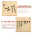 thumbnail image 3 of 800 Pcs Kit d'Assortiment de Vis Auto-Tapotantes en Acier Inoxydable Verrouillage Écrou Filetage Bois Ensembles de Vis M2, 3 of 5