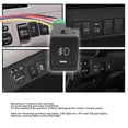 thumbnail image 3 of 4 Pole 12V Push Button Switch, LED Indicator Fog Light Push Button Switch Shockproof Stable Connection Heat Resistant  for Strobe Lamp for DRL, 3 of 7