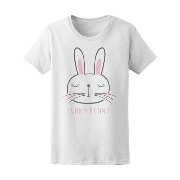 Cute Funny Bunny Tee Women's -Image by Shutterstock
