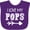 Purple, variant on Inktastic I Love My Pops with Arrow Boys or Girls Baby Bib