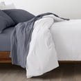 thumbnail image 2 of Ella Jayne Super Soft Triple Brushed Microfiber Sheet Set, 3-pc, Full, Charcoal, 2 of 4