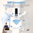 thumbnail image 4 of Timbre visual,1080P WIFI inalámbrico Video Timbre Cámara de seguridad con visión nocturna Audio bidireccional PIR ESCAM Timbre visual, 4 of 7