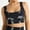 Black, variant on Sports Bra for Women Padded Workout Crop Top Seamless Yoga Bra Medium Support Tank Top Gym Fitness Bralette