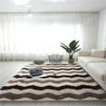 thumbnail image 3 of Fluffy Rainbow Bedroom Rugs Shaggy Geometric Design Area Rug Mat for Girls Kids Room Floor Carpet, 3 of 5