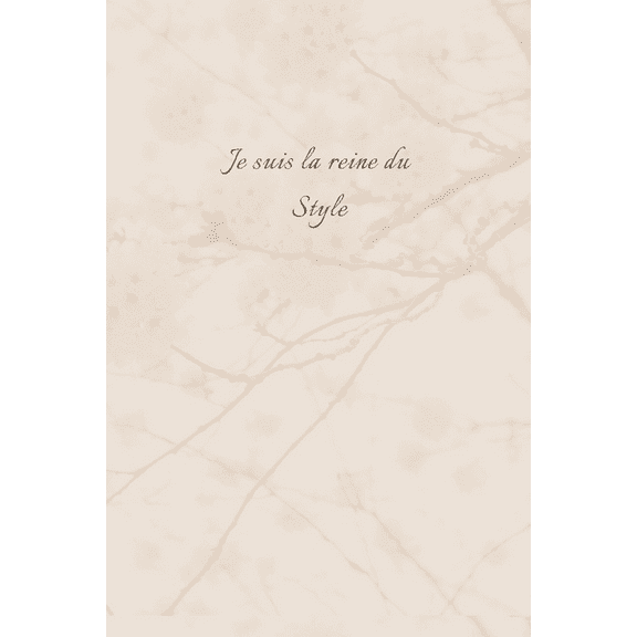 Je suis la reine du style : Carnet de note Mon petit carnet - 110 pages vierges - format 6x9 po - 15,24 cm x 22,86 cm - Made In France (Paperback)
