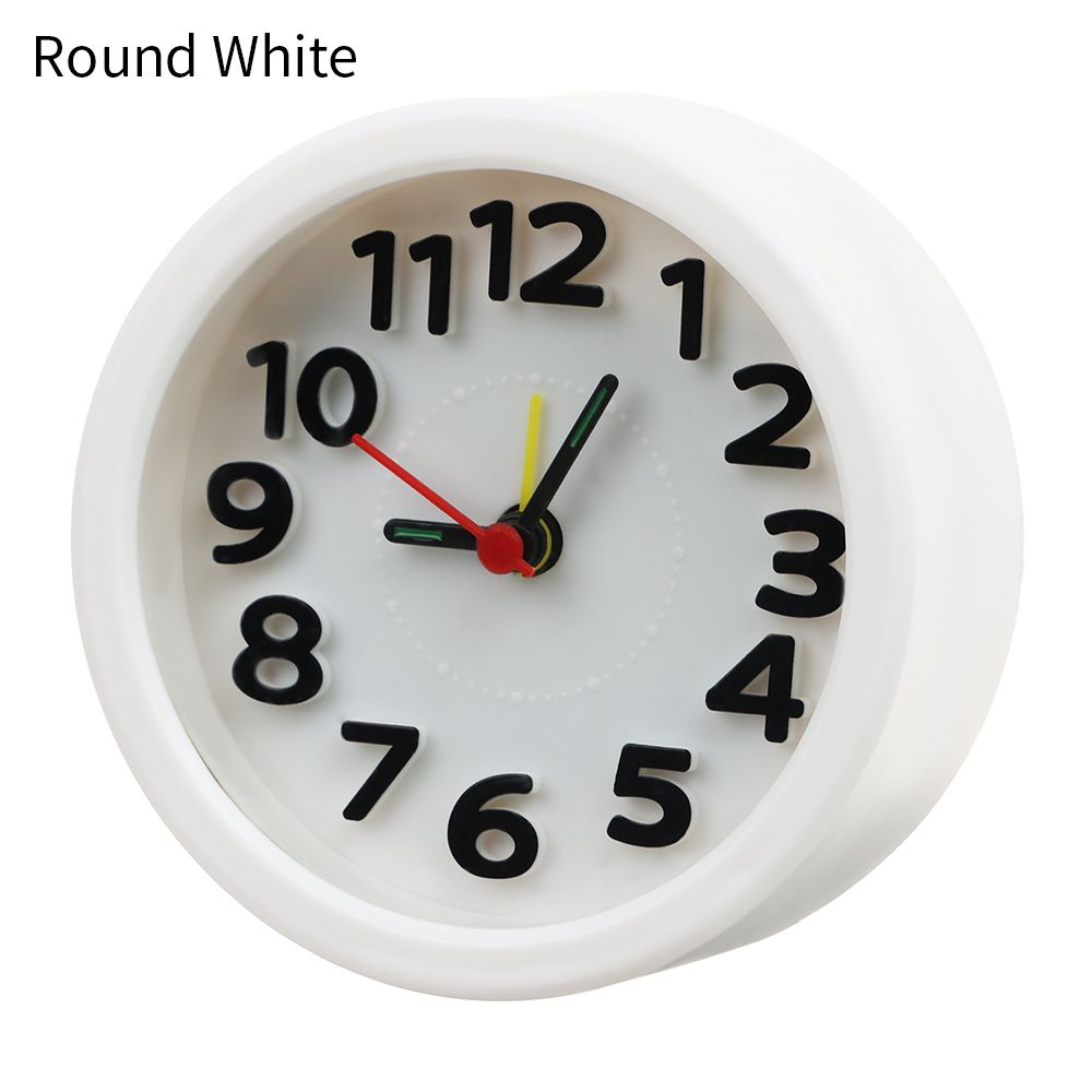 Simple Quartz Quiet Battery Operated Bedside Clocks Number Clock Alarm