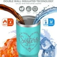 thumbnail image 4 of 1pc sisters 30oz Tumbler with Straw & Handle - Insulated Stainless Steel Cup | Holiday Gift for Man Women (Christmas, Valentine's, Birthday), 4 of 7