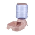 thumbnail image 1 of Alimentador automático de agua para mascotas de plástico antideslizante de gran capacidad, dispensador de agua, cuenco para gatos, cuenco para perros, cuenco para mascotas de 3,8 l, 1 of 6
