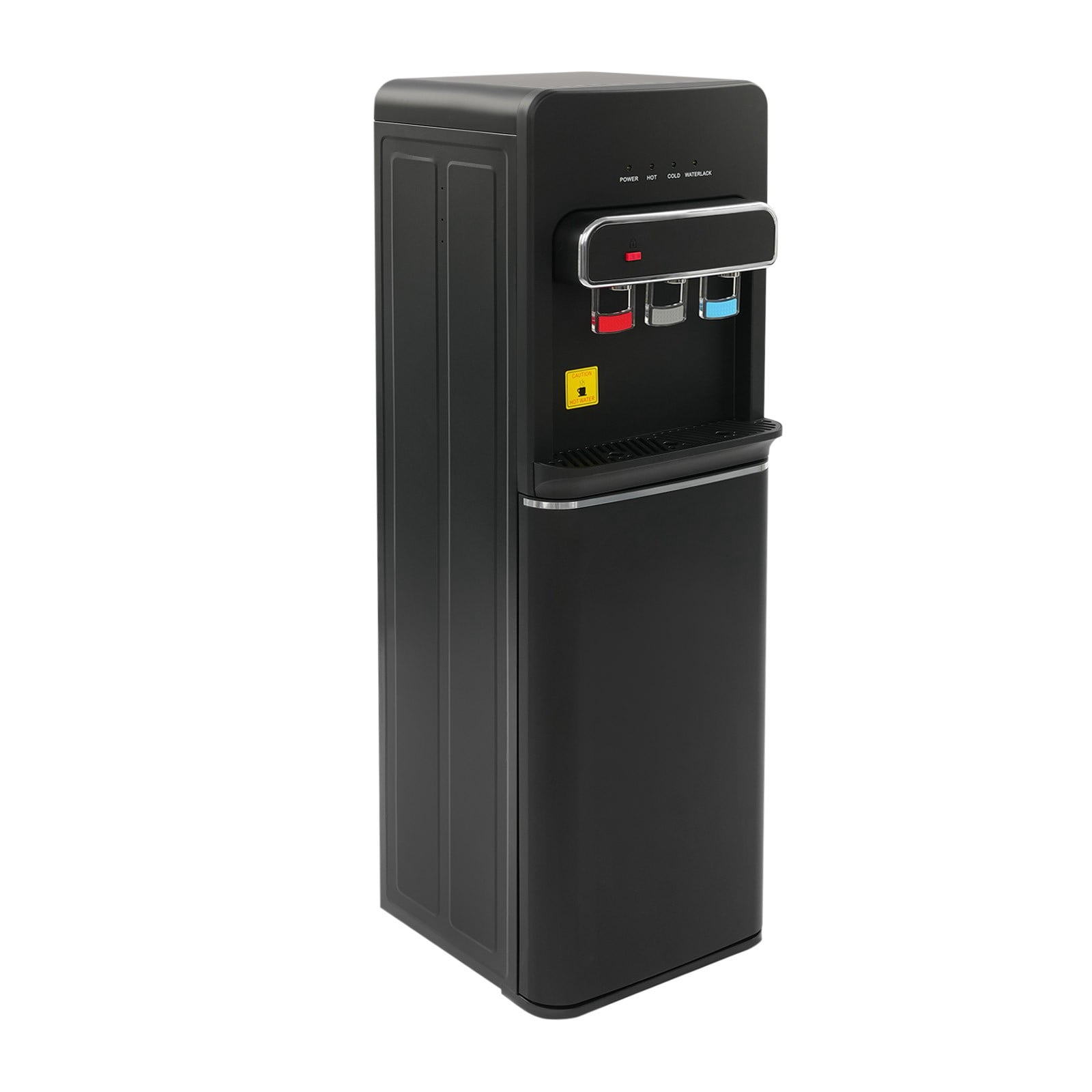 Bottom Loading Dispenser, Hot Cold Dispenser, Water Dispenser Countertop, SJYTD-7, Black Upgraded, Electronic Hot/Cold, 550W 75W Power, Child Safety Lock, Auto Shutoff, Durable PVC, Anti-Deform