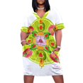 thumbnail image 2 of Dharma Foodra Mandala Loose Pocket Dress Bridesmaid dress woman dress summer womans clothing, 2 of 7