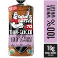 thumbnail image 2 of Dave's Killer Bread 100% Whole Wheat Thin-Sliced, Organic Whole Wheat Bread, 20.5 oz Loaf, 2 of 13