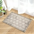 thumbnail image 2 of Hasoo Doormat 2' x 3' Entryway Bohemian Non-Slip Washable Indoor Small Area Rug Modern Geometric Neutral Carpet for Bedroom Bathroom Dining Room Taupe, 2 of 6