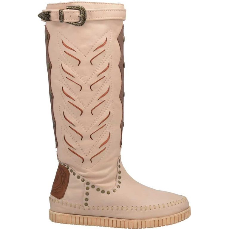 Tall top moccasin boots