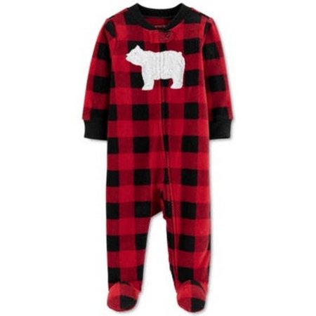 

Carter s Baby Boys Fleece Footed Pajamas Choose Sz/Color: 3Mo/Bear Buffalo