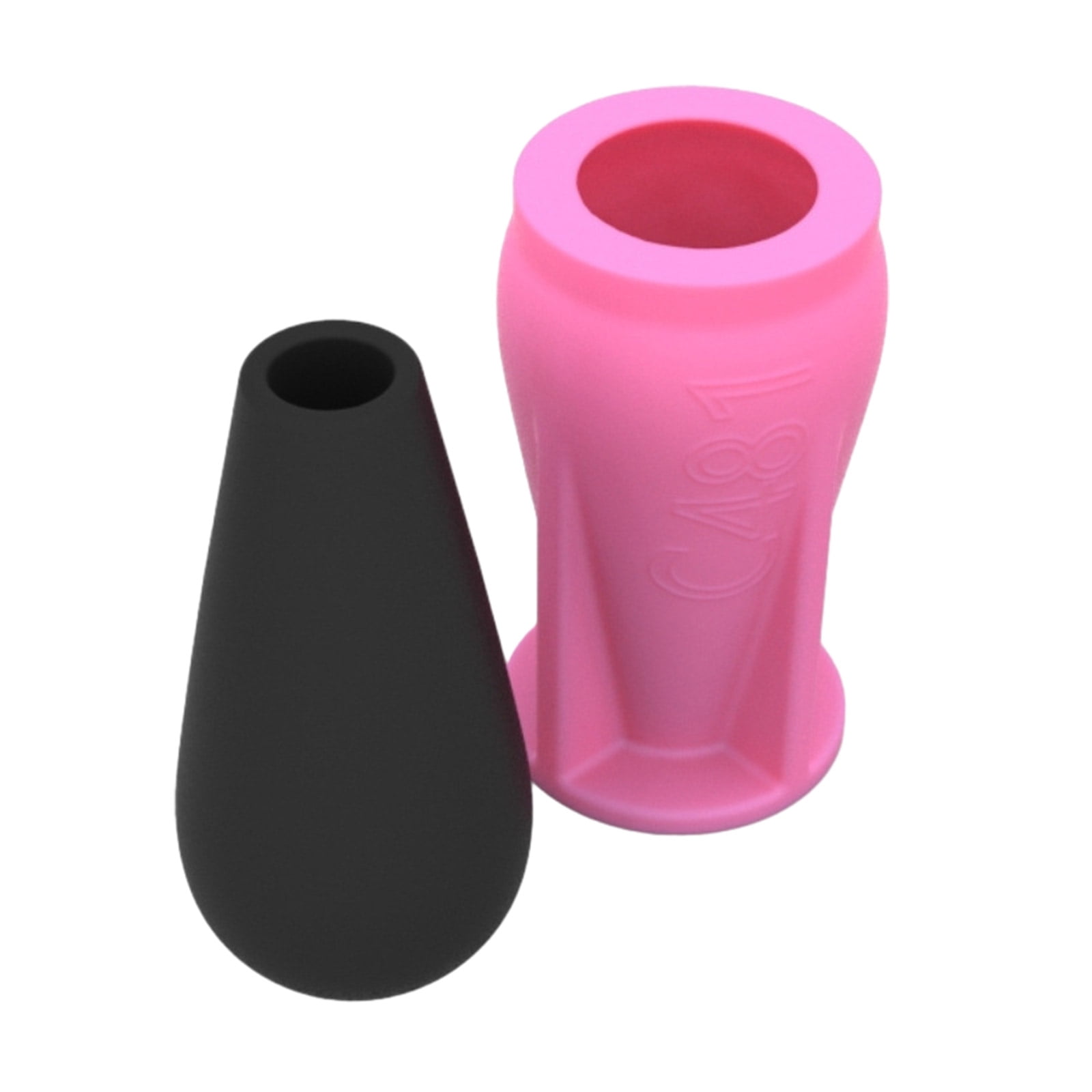 Vase Silicone Mold Simple Makeup Pen Holder Resin Mold Round Shape Flower Vase Ornament Epoxy Mold Home Decorations