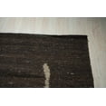 thumbnail image 6 of EORC Brown Hand-Woven Wool Contemporary Natural Wool Flat Area Rug, 6 of 10