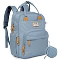 thumbnail image 1 of Mochila para pañales RUVALINO, multifunción, impermeable, azul, 1 of 6
