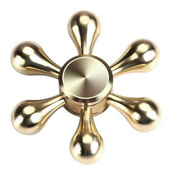 Green Tree Executive Tear Drop Spinner - Gold