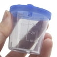 SEXAGESIMO 5 Disposable Urine Cups with Scale & Lid for Sample