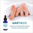 Liquid Wart Remover with 10% Salicylic Acid, Tea Tree & Cedar Leaf Oil - Max Strength Genital & Plantar Wart Treatment for Feet, Hands & Body - Made in USA -  1 Fl Oz Dropper