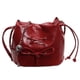 thumbnail image 5 of Bolso Bandolera Tipo Cubo para Mujer Con Lazo Hombro Cuero PU (Beige), 5 of 9