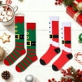 thumbnail image 2 of Funny Christmas Knee High Festival Socks for Men Women Teens Boys - Secret Santa Gifts Novelty Fun Crew Funky Cute Crazy Elf Xmas Holiday Socks Funny Stocking Stuffers, 2 of 7