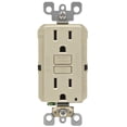 thumbnail image 2 of Leviton GFCI Receptacle in Ivory — UL Listed for US Residential Electrical Code Compliance, Drop-in NEC-Standard Wiring, 2 of 2