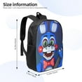 thumbnail image 4 of Lsque Five Nights At Freddy'S Print 17in Student Backpack - School, Travel, Work Bookbag -Laptop Backpack,Water Resistant College School Computer Bag, 4 of 8
