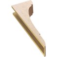 thumbnail image 6 of 5"W x 10"D x 30"H Thin Olympic Rough Cedar Woodgrain TimberThane Corbel, Primed Tan, 6 of 6