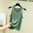thumbnail image 2 of HADST Womens Tank Top Fashion Summer Lightweight Crew Neck Sleeveless Solid Color Leisure Top L-3XL, 2 of 3