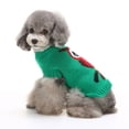 thumbnail image 3 of Aooww Puppy Santa Claus Reindeer Outfit, Pet Winter Hoodie Coat for Small Medium Dogs Cats, Christmas Party Dog Vest Clothing, Warm Apparel, Winter Pet Clothes, Thermal Pet Apparel , Green,M, 3 of 5