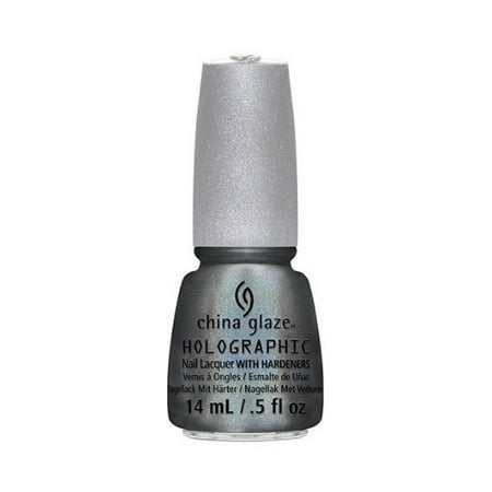 CHINA GLAZE 12 Holographic Nail Lacquers with Hardeners - Cosmic Dust