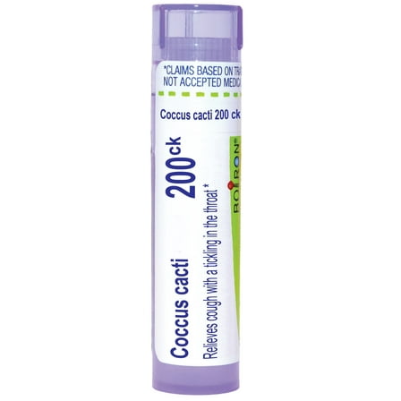 Boiron Coccus Cacti 200CK Homeopathic Single Medicine For Cough, Cold & Flu 80 Pellet