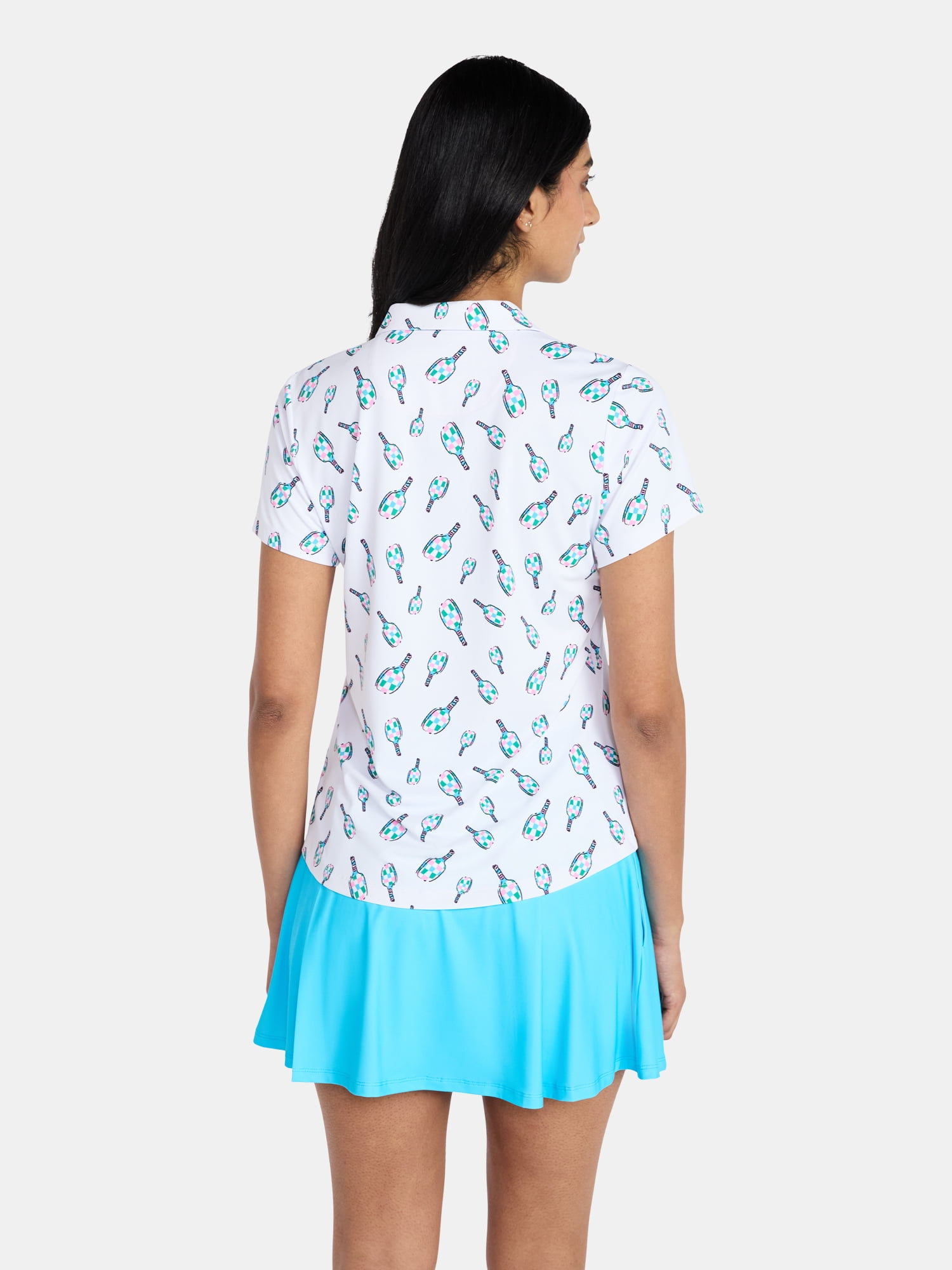 Birdie Bound Women’s Thanya Polo Shirt with Short Sleeves, Sizes XS-XXL