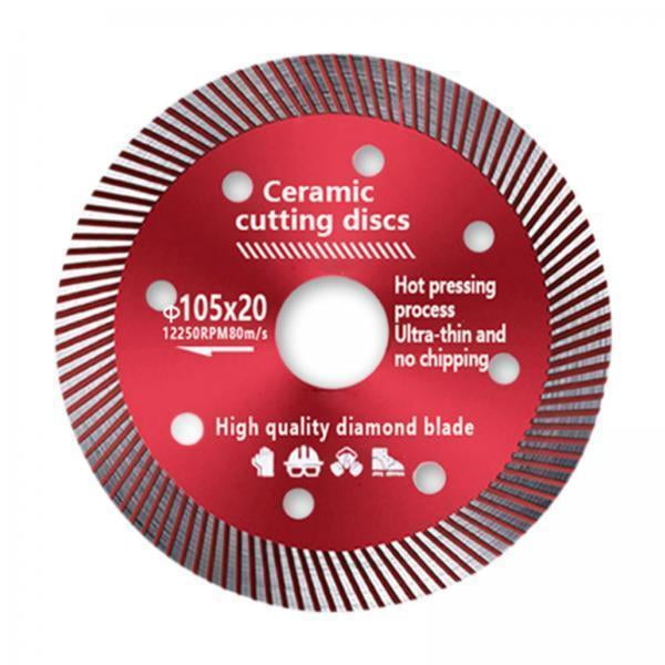Disco De Corte Con Orificio Interior De 20 Mm, Accesorio Para Amoladora Para Cerámica De Vidrio, Color Rojo Jade