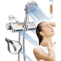 Modern Dual Shower Head with Handheld
