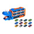 thumbnail image 3 of Camión transportador dinosaurios, juguete pista para dinosaurios, juguete educativo divertido para niños 3 años, artículos para azul, 3 of 9