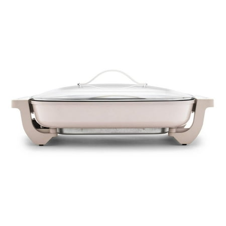 GreenPan Advanced Electric Ceramic Nonstick 7-Quart Skillet, Clay