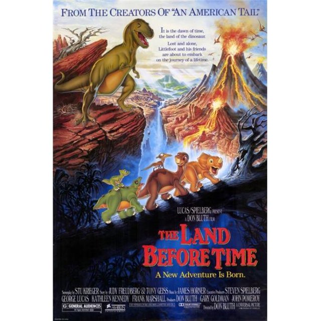 Pop Culture Graphics MOVID5790 The Land Before Time Movie Poster, 11 x 17