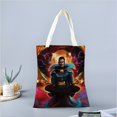 thumbnail image 2 of Doctor Strange Bolso de tela con estampado de lienzo para mujer, bolsa de compras reutilizable y estética, con cremallera interior, regalo para mujer,40*40cm., 2 of 6